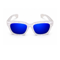 Crystal White Blue Cat Eye Funky Sunglasses for Women