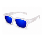 Crystal White Blue Cat Eye Funky Sunglasses for Women