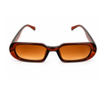 Brown Rectangle Trendy Sunglasses for Men and Women