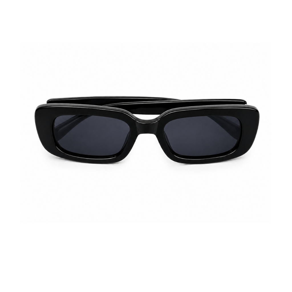 Black Square Trendy Sunglasses for Men and Women