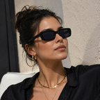 Black Square Trendy Sunglasses for Men and Women