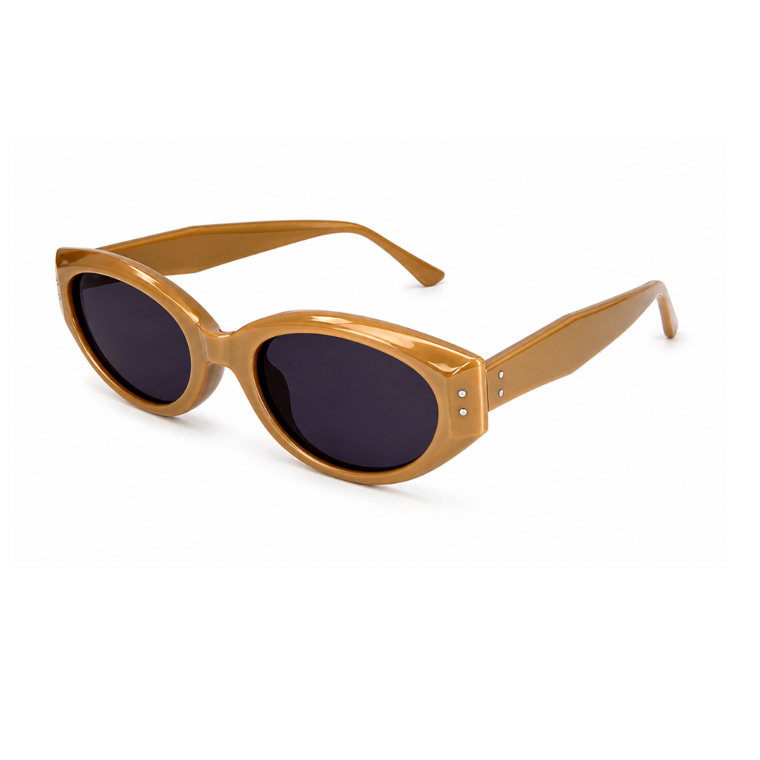 Brown Cat Eye Funky  Sunglasses for Women