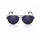 Black Aviator Trendy Polarized Sunglasses for Men