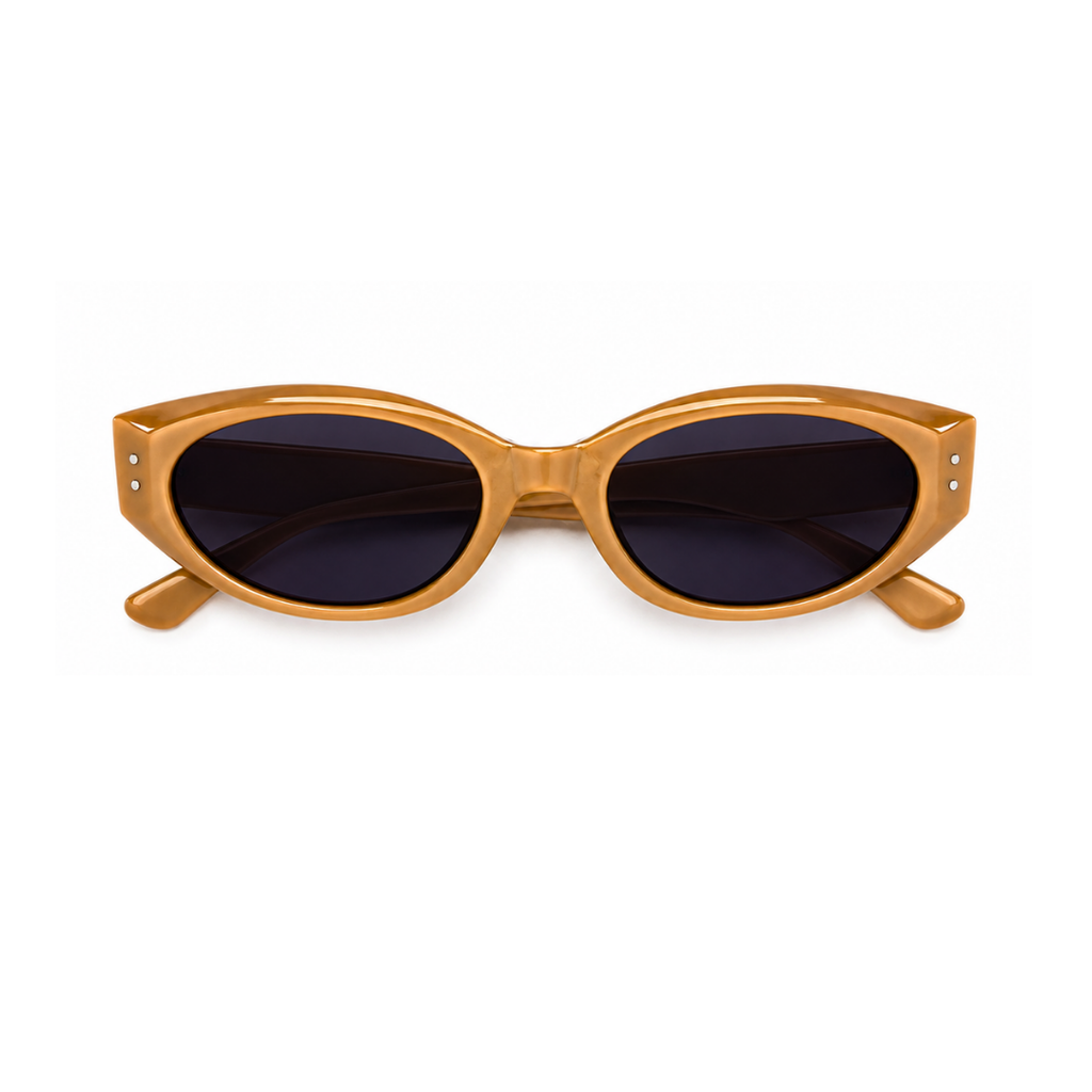 Brown Cat Eye Funky  Sunglasses for Women