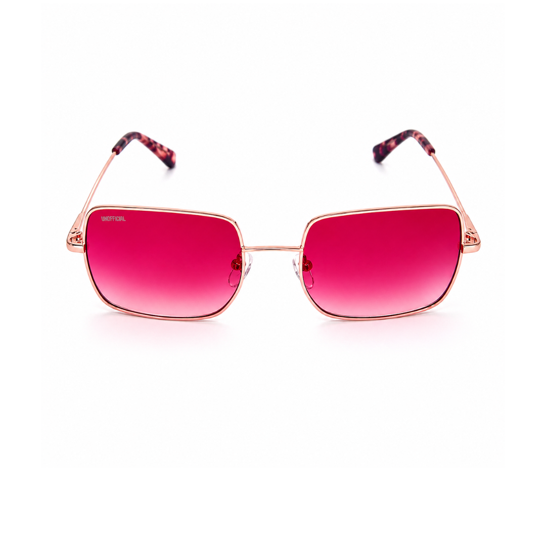 Pink Square Trendy UV Protection Sunglasses for Men and Women