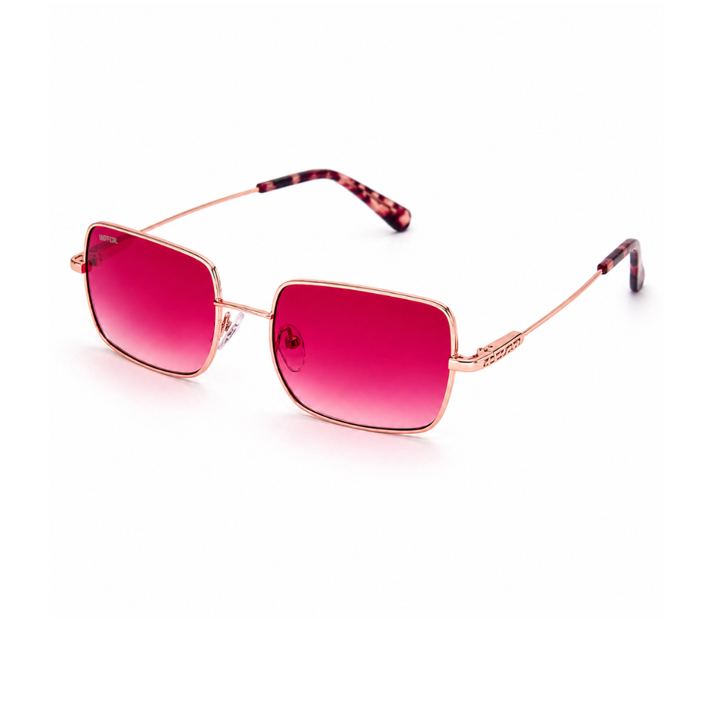 Pink Square Trendy UV Protection Sunglasses for Men and Women