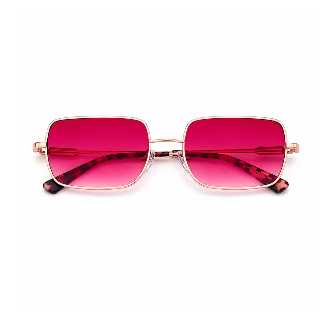 Pink Square Trendy UV Protection Sunglasses for Men and Women
