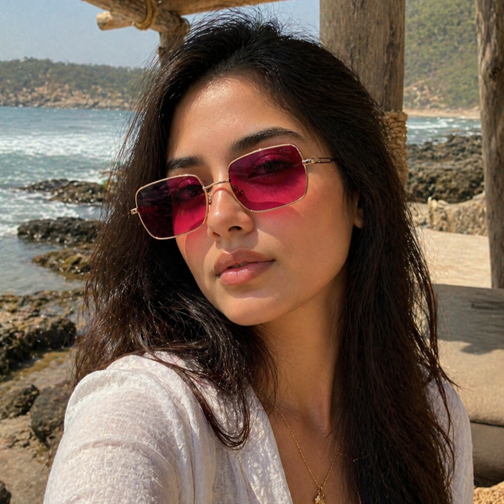 Pink Square Trendy UV Protection Sunglasses for Men and Women