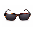 Brown Leopard Square Trendy UV Protection Sunglasses for Men