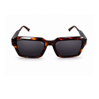 Brown Leopard Square Trendy UV Protection Sunglasses for Men