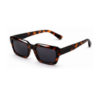 Brown Leopard Square Trendy UV Protection Sunglasses for Men