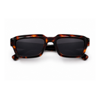 Brown Leopard Square Trendy UV Protection Sunglasses for Men