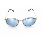Gold Frame Oval Classic UV Protection Sunglasses for Men