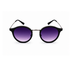 Black Round Trendy UV Protection Sunglasses for Men and Women