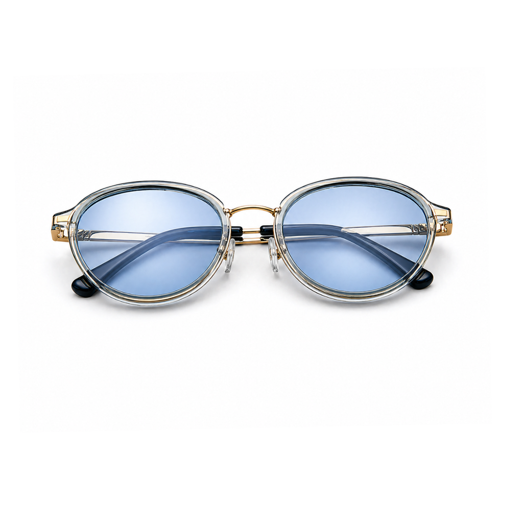Gold Frame Oval Classic UV Protection Sunglasses for Men