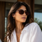 Brown Wayfarer Trendy UV Protection Sunglasses for Women
