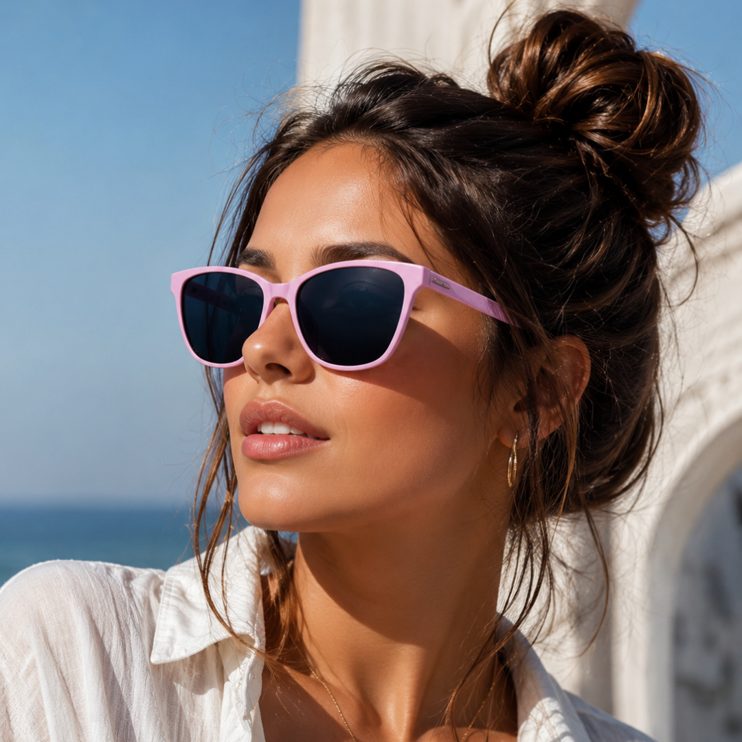 Pink cat Eye Funky UV Protection Sunglasses for Women