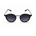 Black Round Trendy Polarized Sunglasses for Men and Women