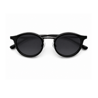 Black Round Trendy Polarized Sunglasses for Men and Women