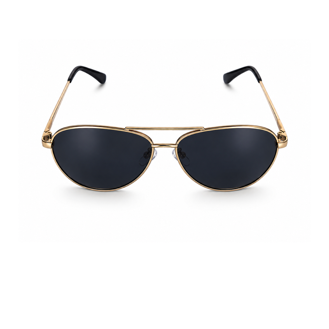Gold Frame Aviator Classic UV Protection Sunglasses for Men and Women