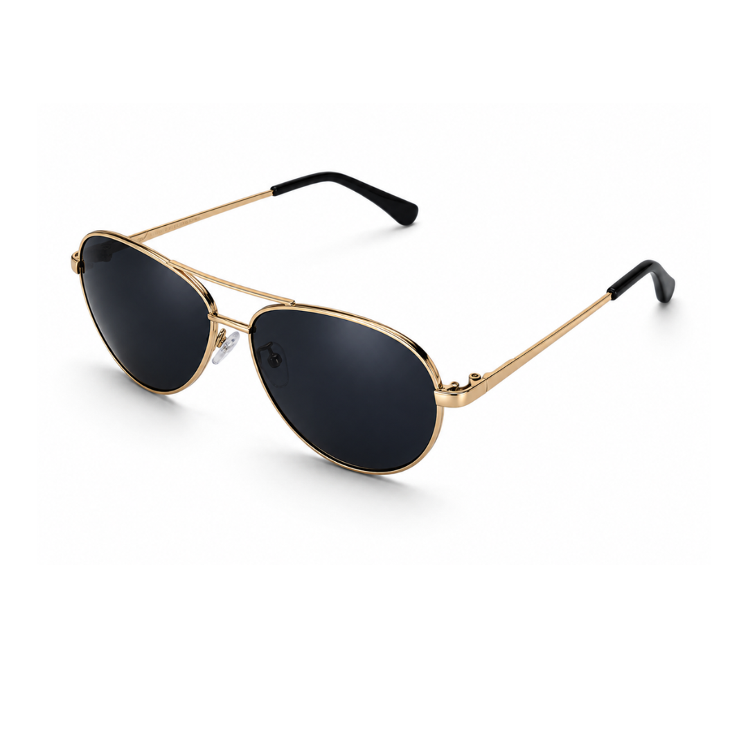 Gold Frame Aviator Classic UV Protection Sunglasses for Men and Women