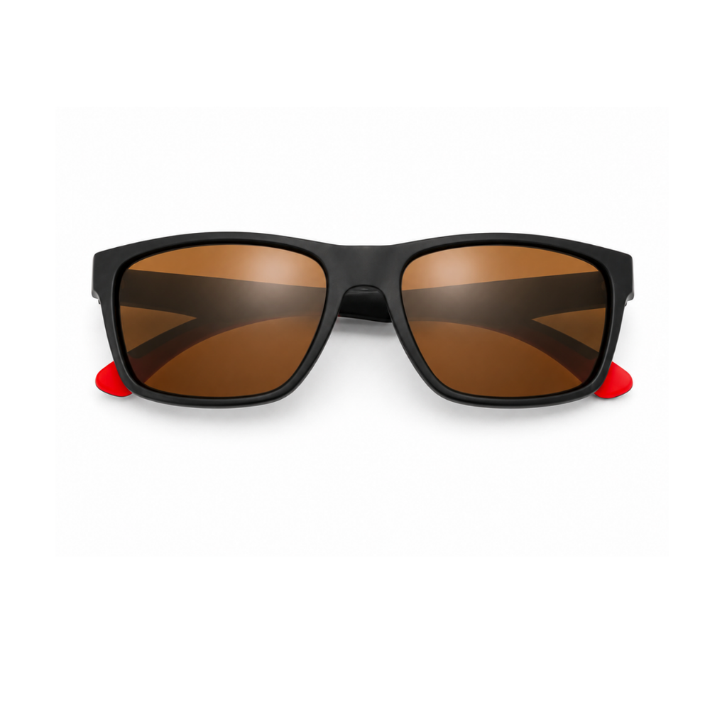 Black Brown Square Trendy UV Protection sunglasses for Men