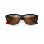 Black Brown Square Trendy UV Protection sunglasses for Men