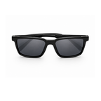 Black Rectangle Trendy Polarized Sunglasses for Men