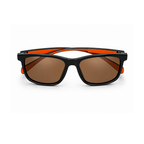 Black Brown Rectangle Trendy Polarized Sunglasses for Men