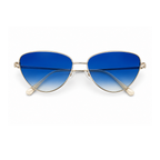 Blue Cat Eye Classic UV Protection Sunglasses for Women
