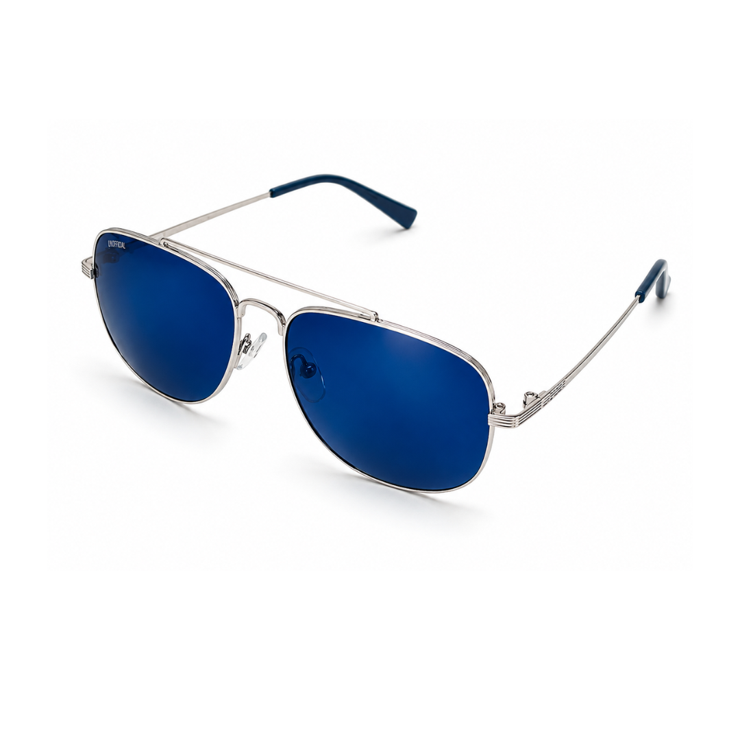 Silver Frame Aviator Classic UV Protection Sunglasses for Men and Women