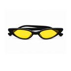 Black Yellow Cat Eye Funky Sunglasses for Men and Women