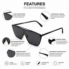 Phantom Visor Shield Sunglasses For Men