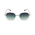 Azure Edge Rimless Sunglasses Unisex