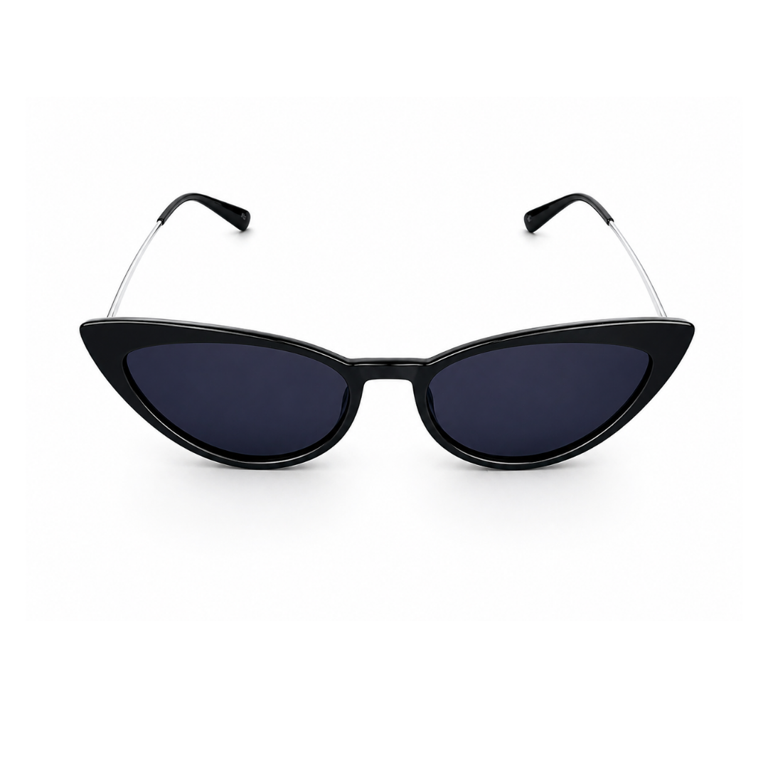 Black Cat Eye Funky Sunglasses for Women