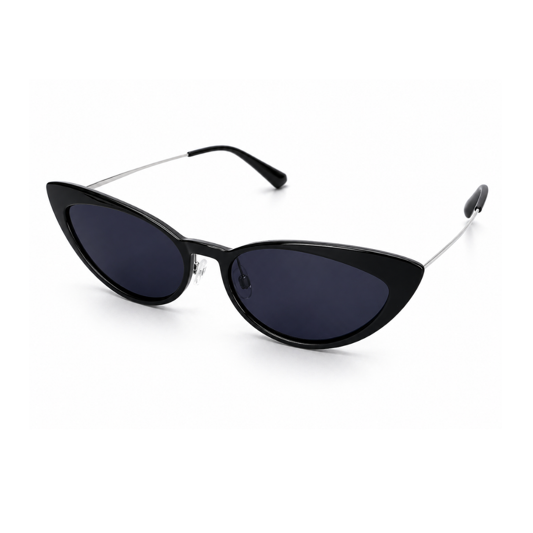 Black Cat Eye Funky Sunglasses for Women