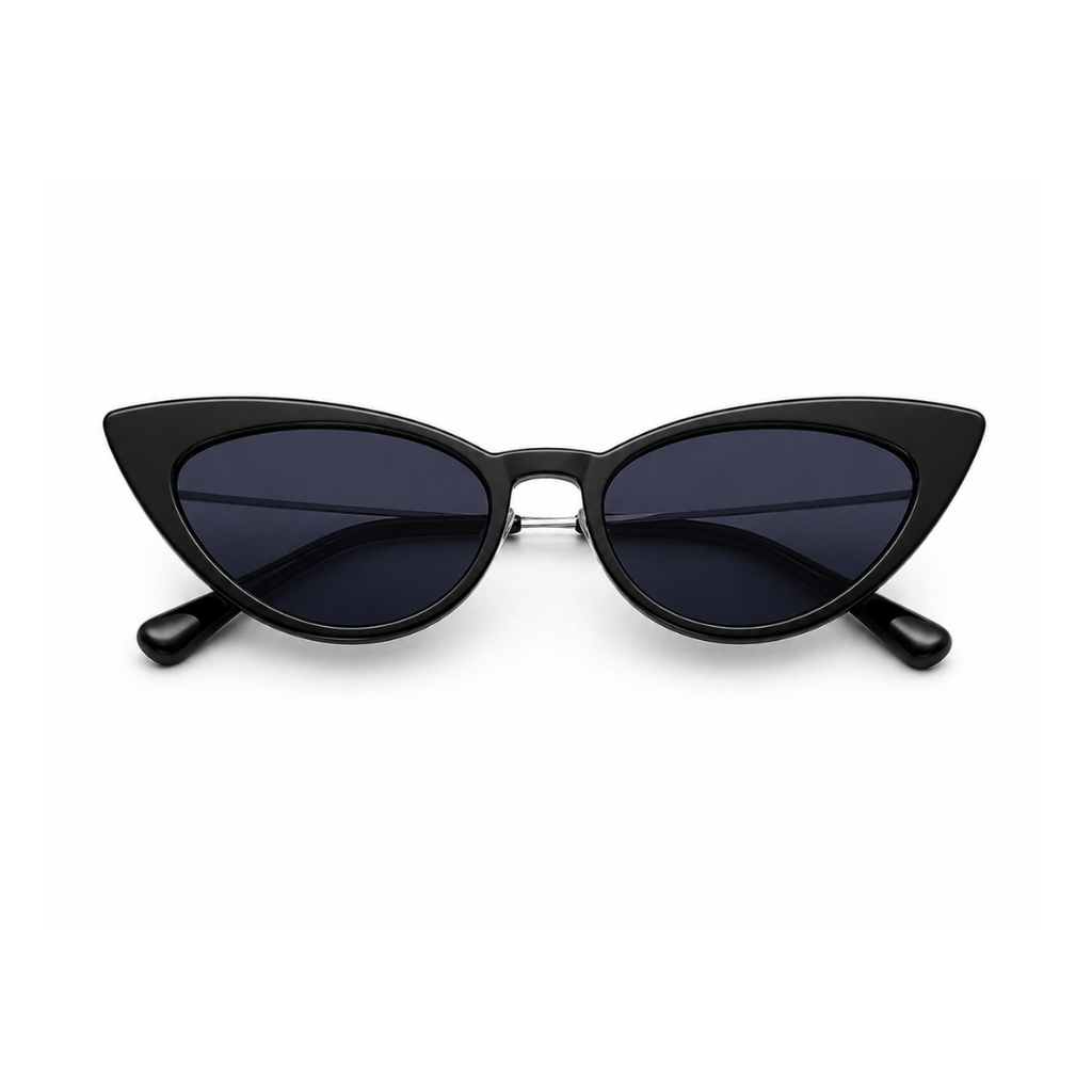Black Cat Eye Funky Sunglasses for Women