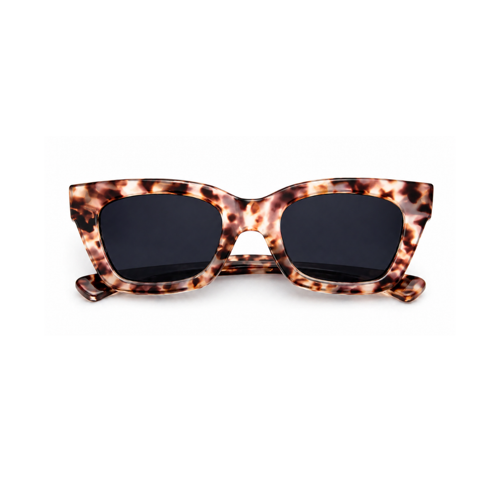 Brown Leopard Cat Eye Trendy Sunglasses for Women