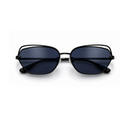 Black Butterfly Rectangle Sunglasses for Women