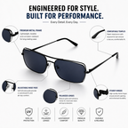Black Butterfly Rectangle Sunglasses for Women