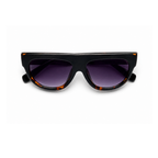 Black Leopard Square Trendy Sunglasses for Men