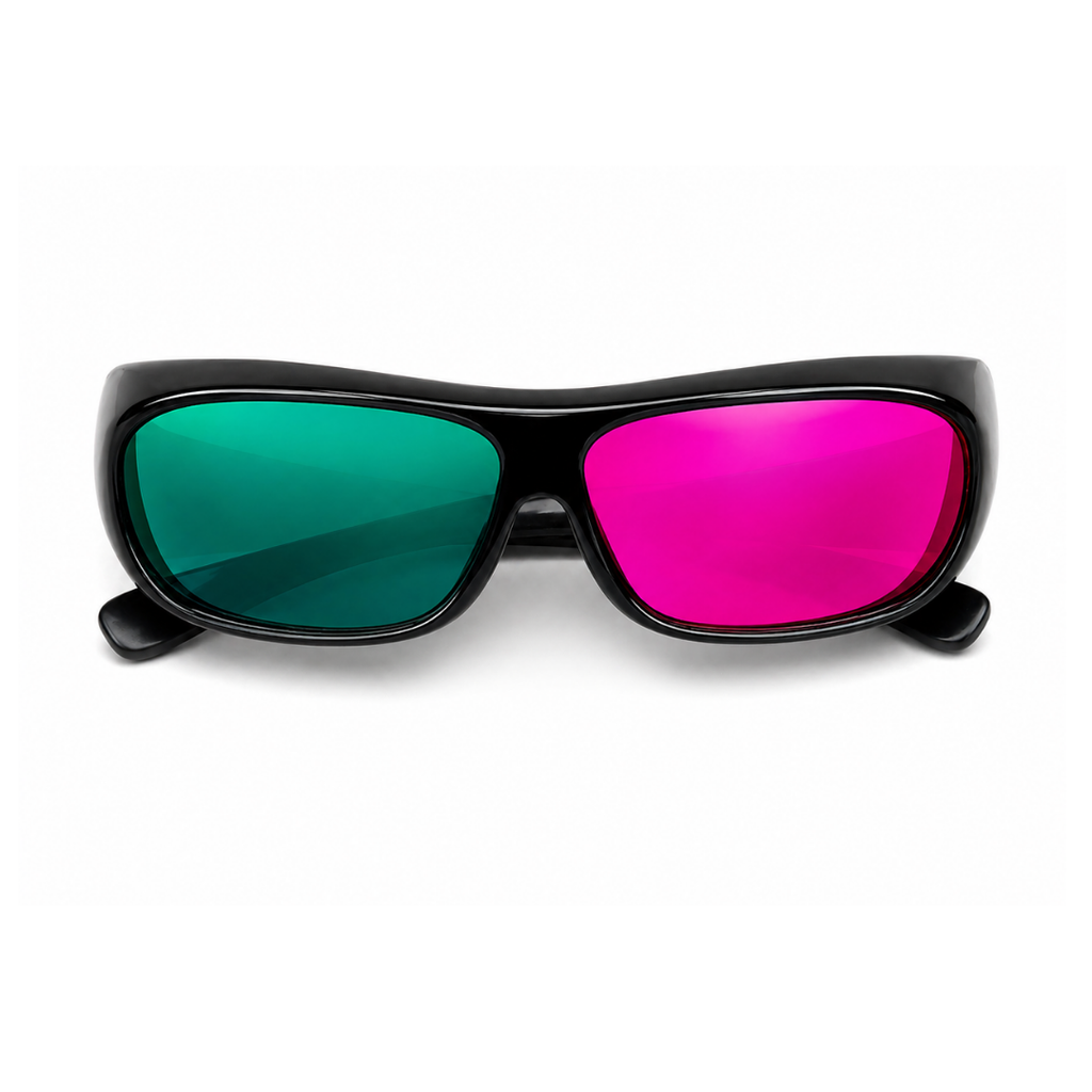 Green and Pink Dual Tone Trendy Sunglasses for Men and Women