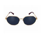 Black Gold Hexagon Classic UV Protection Sunglasses for Men and Women