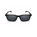 Black Rectangle Trendy Polarized Sunglasses for Men