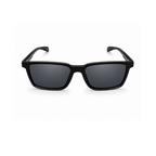 Black Rectangle Trendy Polarized Sunglasses for Men
