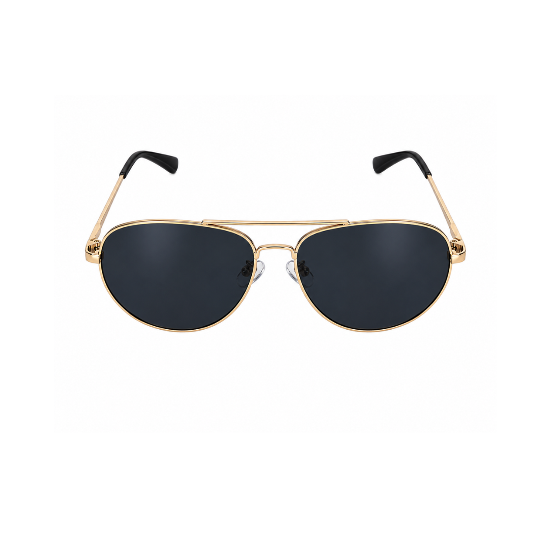 Black Gold Aviator Classic UV Protection Sunglasses for Men and Women